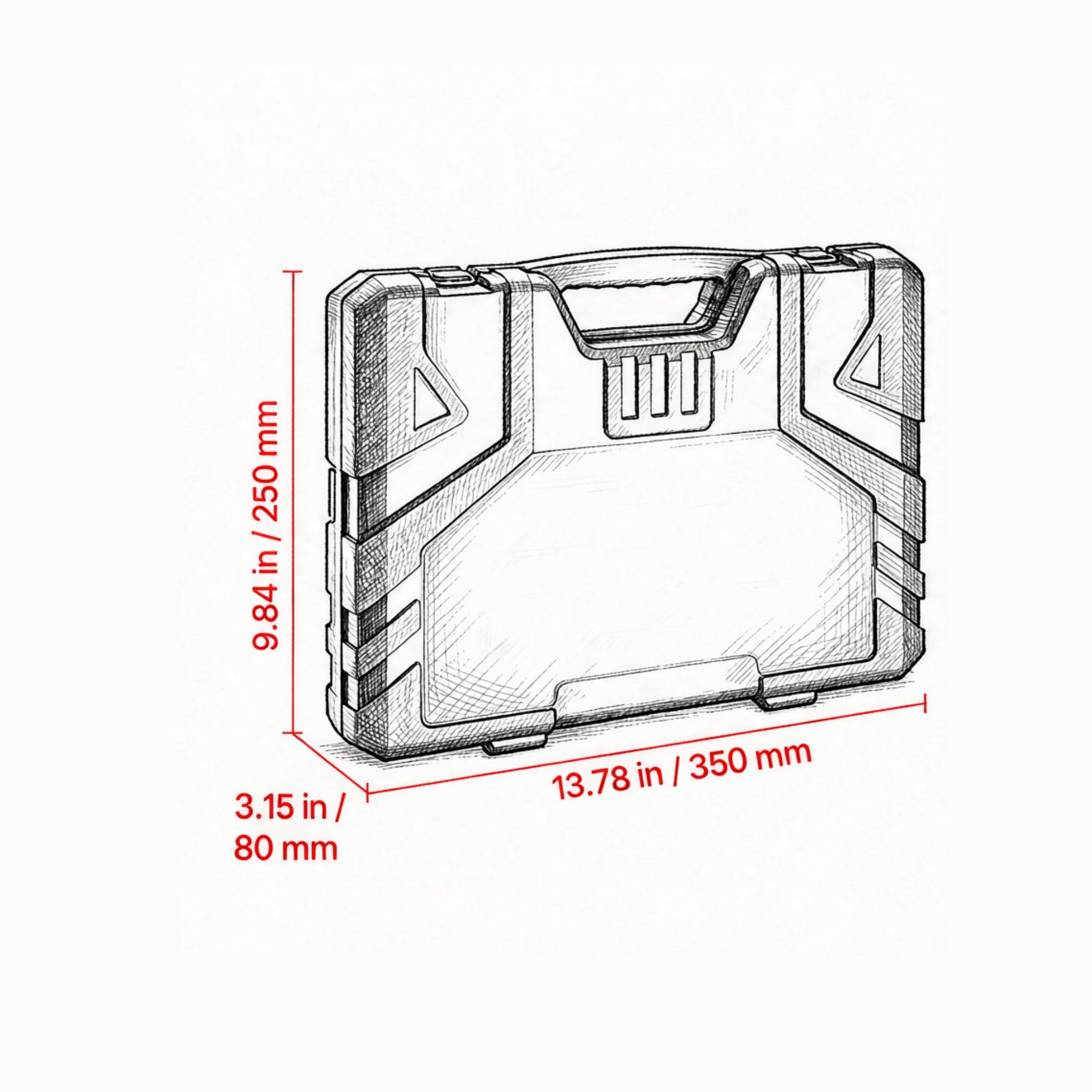 3/8" Drive 96-Piece Impact Socket Set