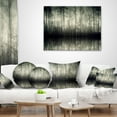 thumbnail image 4 of Designart Beautiful Gray Forest in Germany - Landscape Photography Throw Pillow - 18x18, 4 of 5