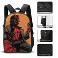 thumbnail image 3 of Hellboy Blood and Iron Backpack Young Scholar Set Developmental Bookbag with Healthy Lunch Solution, 3 of 5