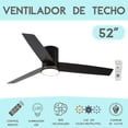 thumbnail image 3 of Ventilador De Techo 52 Pulgadas 6 Velocidades Control Remoto Iluminación Led Luz Fría-cálida-neutral, 3 of 3