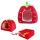 thumbnail image 5 of Casa para Casa para Casa Fresas Casa para Gatos Casa para Conejos Rojo (Rojo) (XL), 5 of 9