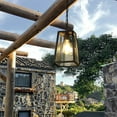thumbnail image 2 of Modern Exterior Hanging Light, Quality Support Pendant Lantern, Outdoor Pendant Light with Clear Cylinder Glass, Easy Installation Pendant Chain, Weather Resistant, 2 of 5