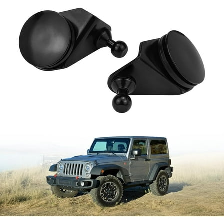 4883496AA | 4883497AA Left & Right Liftgate Ball Stud，Lift Glass Support Bracket Compatible with 1997-2006 Jeep Wrangler TJ | 2007-2018 Jeep Wrangler JK