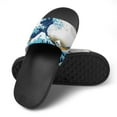 thumbnail image 4 of GZHJMY Stylish Slides for Women Men, The Great Wave of Kanagawa Soft Flexible Slip-on Sandals Slippers, 4 of 7