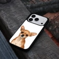 thumbnail image 4 of WIRESTER Shockproof Soft Rubber Cover Case for Apple iPhone 17 Pro 6.3" 2025, Fawn Apple Head Chihuahua Dog, 4 of 5