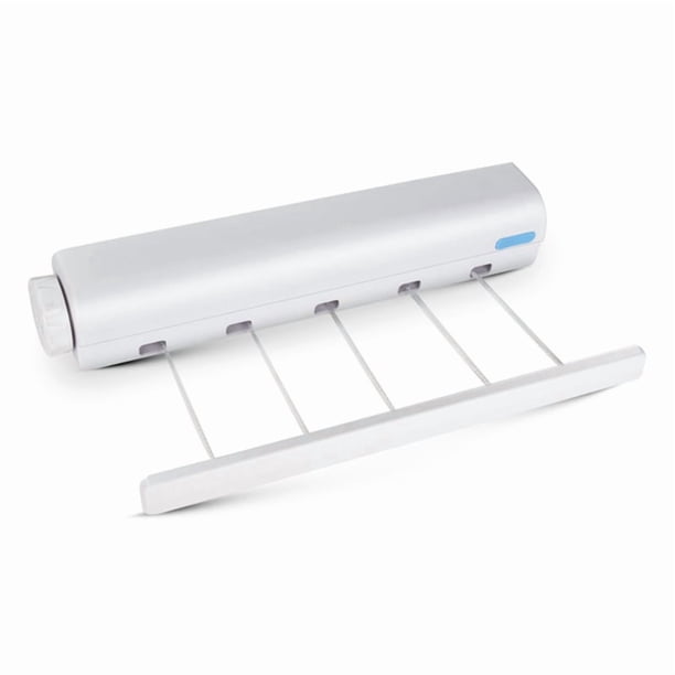 Tendedero Retráctil para Interior, Tendedero para Colgar en la Pared, Tendedero Oculto para Baño, Tendedero de Viaje