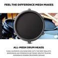 thumbnail image 2 of Alesis Drums Nitro Mesh Kit - Electric Drum Set with USB MIDI Connectivity, Mesh Drum Pads, Kick Pedal and Rubber Kick Drum, 40 Kits and 385 Sounds, 2 of 5