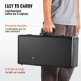 thumbnail image 2 of Graded Card Storage Box, 5 Slots, Graded Sports Cards Holder Carrying Case with Coded Lock Foam Dividers, for 162 PSA Graded Cards 115 BGS Cards 130 SGC Cards 585 Top Loaders or 999+ Loose Cards, 2 of 6