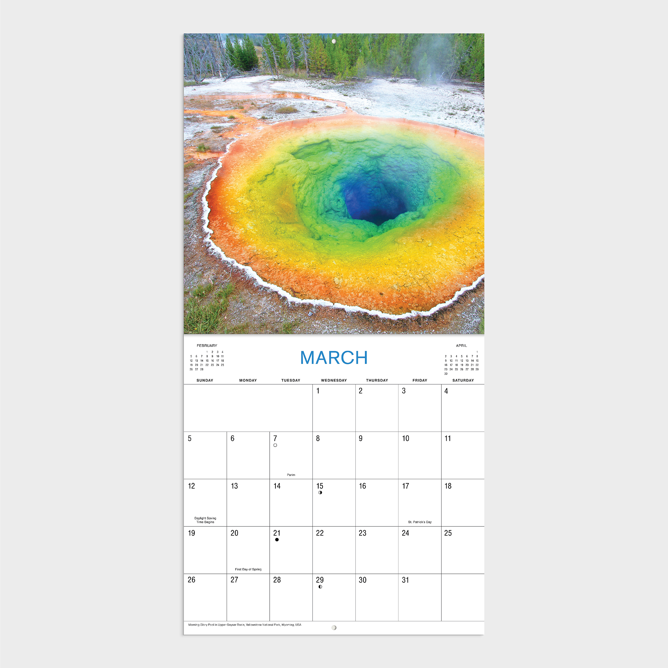 2023 - 12 Month Calendar-Natures Power-12x12 Hanging Wall Calendar by DaySpring