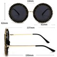 thumbnail image 4 of 2024 Diamond Rhinestone Sunglasses for Women Exaggerated Personality Female bling Party Sun Glasses Female Shades UV400, 4 of 7