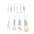thumbnail image 1 of Juego De Brochas De Maquillaje Portátil, Varias Brochas De Maquillaje De Viaje Densas Y Flexibles, 10 Piezas Con Diseño Oblicuo Para Sombra De Ojos Y Nariz, 1 of 7