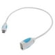 thumbnail image 4 of Cable convertidor Micro USB macho a USB 2.0 A hembra OTG para Blanco, 4 of 7