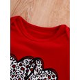 thumbnail image 5 of WIBACKER Baby Girl Clothes Summer Cute Outfits 3 6 12 18 Months Ruffle Romper & Floarl Shorts Sets for Love Heart Girls, 5 of 7