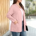 thumbnail image 4 of UQJfacai Lightweight Tunic Cardigan For Women Long Sleeve Open Front Cardigans Fall Elegant Outwear, 4 of 6