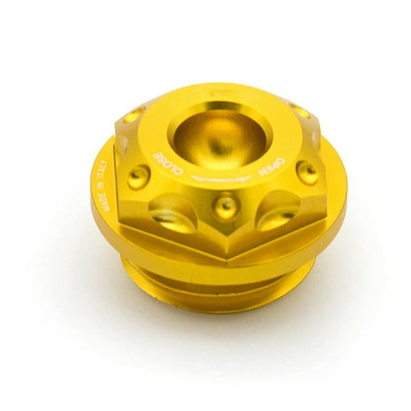 Motorcycles Engine Oil Filler Cap for YZF R6 99-14, R6S 06-09, R1 98-14, R3 15-18, FZ6R 09-14, FZ1 01-09, FJR1300 03-09, FZ6 04-09, YFM600 98-01, XVS650 XVS1100 99-09 Gold