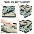 thumbnail image 4 of Whale Foldable Toy Box Organizer Bins Storage Cubes with Handle, 10.8"x10.5"x10.6", Large Capacity, 4 of 6
