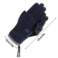 thumbnail image 3 of Gloves Riding Gloves Winter Waterproof Ski Gloves Men Snow Warm Cycling Cold Weather Driving Biking Running, 3 of 3