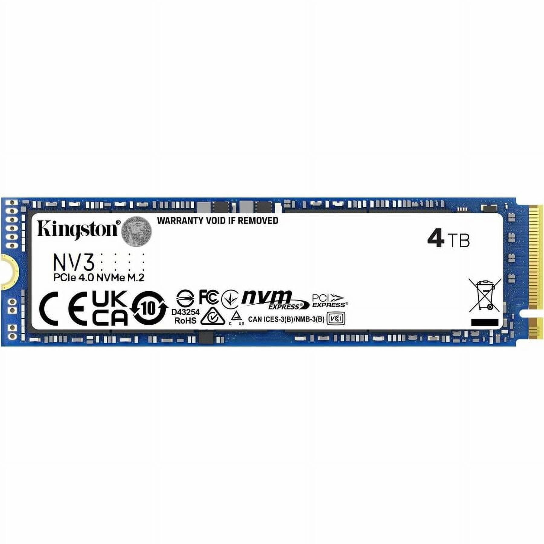 Kingston NV3 2 TB Solid State Drive, M.2 2280 Internal, PCI