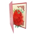 thumbnail image 2 of Stereo Greeting Card Wedding Invitation Card Valentine's Day Rose Flower Card, 2 of 8