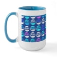 thumbnail image 2 of CafePress - Pepsi Bottle Cap Mugs - 15 oz Ceramic Large White Novelty Mug, 2 of 4