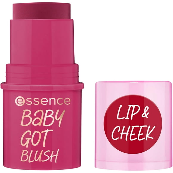 essence | Baby Got Blush Stick | Easy to Apply & Blend Pigmented Cream Blush Stick | Vegan & Cruelty Free | Free From Gluten, Parabens, Preservatives, & Microplastic Particles