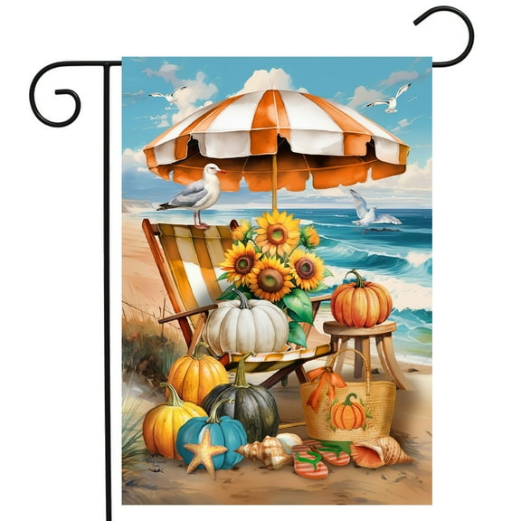 Briarwood Lane Harvest Beachfront Garden Flag