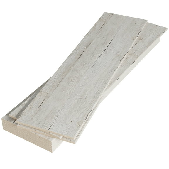 Dundee Deco MDF Wall Panels - White Wood Wall Paneling for Interior Wall Decor, Living room, Office, Bedroom, SAMPLE 6.7" x 6.7"