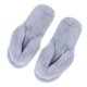thumbnail image 4 of 1 par de pantuflas de algodón para el hogar, antideslizantes, de felpa, para invierno, acolchadas, grises, talla 38/39, 25 cm, 8 EE. UU., 5,5 Reino Unido, 39 UE, 9,825 pulgadas., 4 of 6