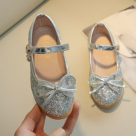 

TALKVE Baby Dance Kids Toddler Sandals Girls Bling Shoes Knot Princess Girl s shoes