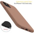 thumbnail image 2 of ATTOE Liquid Silicone Case Compatible with iPhone 11 Pro Max 6.5 inch(2019), Gel Rubber Full Body Protection Shockproof Cover Case Drop Protection Case (Black), 2 of 5