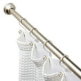 thumbnail image 3 of Better Homes & Gardens Rustproof 43" - 72" Adjustable Tension Shower Curtain Rod, Satin Nickel, 3 of 9