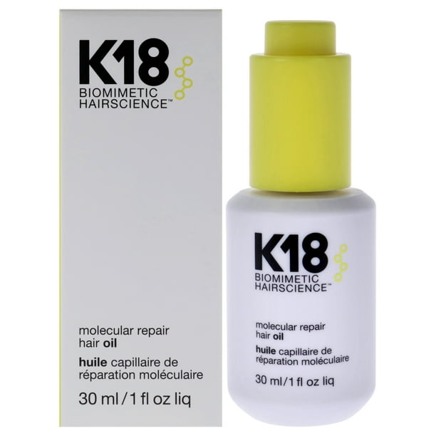 Aceite capilar reparador molecular de K18 Hair para mujeres - 1 oz de aceite