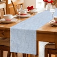 thumbnail image 5 of Blue Branches Table Runner - 70 Inch Long Vintage Art Farmhouse Cotton and Linen Blended Dress Scarves Farmhouse Table Runner for Kitchen Dining, Coffee Table, 13" x 70", 5 of 8