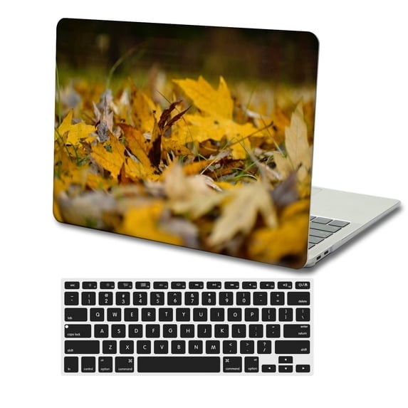 KSK KAISHEK Hard Protective Shell Case Cover Only Compatible MacBook Pro 15 inchs( Touch Bar, 2016 - 2019) + Black Keyboard Cover Model A1707/A1990 Plants series 0218