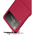 thumbnail image 3 of Fit for Samsung Galaxy Z Flip 3 5G Case,Anti-Slip Shock-Proof Anti-Fingerprints Protective Cover Case Designed for Samsung Galaxy Z Flip 3 5G 2021,Matte Red, 3 of 11