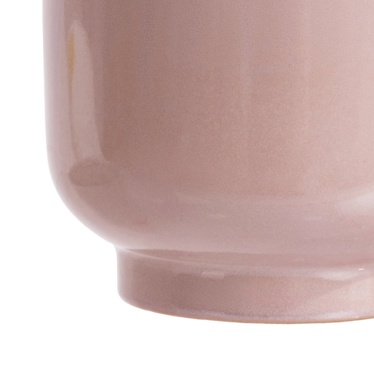 Beautiful by Drew Barrymore 6" Rose Pink Ceramic Planter photo 7