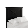 thumbnail image 4 of Home Design Raleigh Twin Wood Headboard, Black, 4 of 8