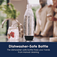 thumbnail image 4 of Terra Sparkling Water Maker (Black) with CO2, DWS Bottle and Bubly Drop, Battery Powered, 4 of 4