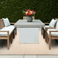 thumbnail image 3 of Delara Light Beige 8' x 10' Indoor Outdoor Area Rug, Non-Shedding, Hose Washable, Easy Clean, 3 of 8