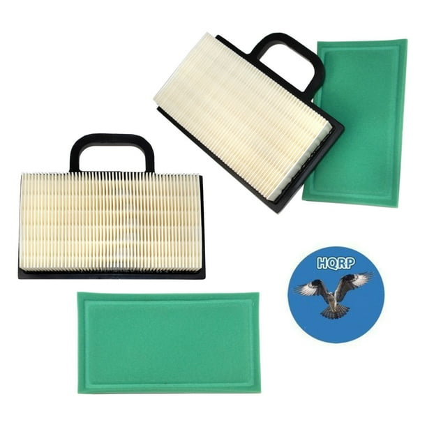 HQRP 2pack Air Filter Kit (Cartridge w/ Precleaner) for John Deere