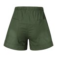 thumbnail image 6 of ZyeKqe Shorts for Women Drawstring Elastic Waist Casual Short Plus Size Summer Beach Shorts with Pockets, 6 of 7