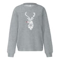 thumbnail image 4 of Sweatshirts for Women Christmas Party Pullovers Fun Graphiprint Round Neck Long Sleeve Cool Hoodies Top, 4 of 6