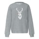 thumbnail image 4 of Sudaderas para mujer, suéteres de fiesta de Navidad, divertidas sudaderas con capucha de manga larga y cuello redondo con estampado gráfico, 4 of 6