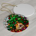 thumbnail image 3 of Hamster Stained Glass Ornaments, Hamster Ornament,Hamster Christmas Tree Ornament, Hamster Xmas Decorations gmM2Y9, 3 of 5