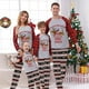 thumbnail image 2 of Pijamas familiares a juego de Navidad, conjunto de pijamas de Dachshund a través de la nieve, Tops de reno, pantalones, 2023, 2 of 4