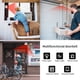 thumbnail image 4 of Timbre inalámbrico para puerta con Sensor de movimiento, timbre para negocios al entrar, alarma de timbre cuando se abre la puerta, 4 of 5