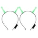 thumbnail image 1 of BRIGHTFUFU 2pcs Light-up Diadema alienígena para accesorio de fiesta de cosplay con luces LED Diseño único para Halloween cómodo y liviano para la fiesta de juego y decoraciones de Halloween, 1 of 8