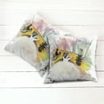 thumbnail image 6 of Ambesonne Modern Throw Pillow Cover 2 Pack, Girl and Cat in Bath, 18", Multicolor, 6 of 7