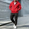 thumbnail image 4 of VEXRO Mens Hoodies 2 Piece Outfits Fleece Workout Casual Sweatpant and Drawstring Sweatshirts Fall Winter Hooded Sets, 4 of 9