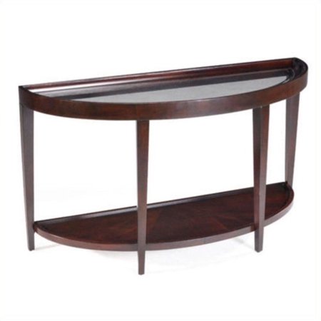 UPC 788093061169 product image for Magnussen T1632 Carson Wood Demilune Console Desk Table | upcitemdb.com